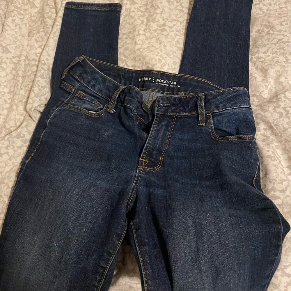 Old Navy rockstar Women's Dark Indigo Jeans